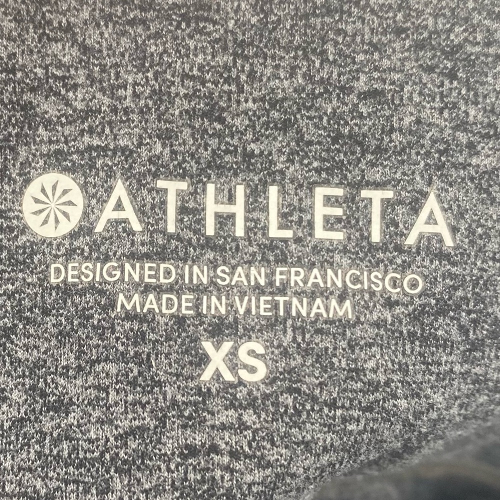 ATHLETA I Legging Salutation Stash Pocket Tight Gray XS - Picture 8 of 14